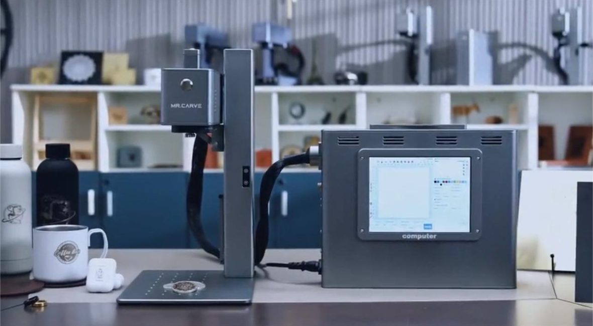 Mr Carve C2S Fiber Laser Engraver 20W: Desktop & Handheld 2-in-1
