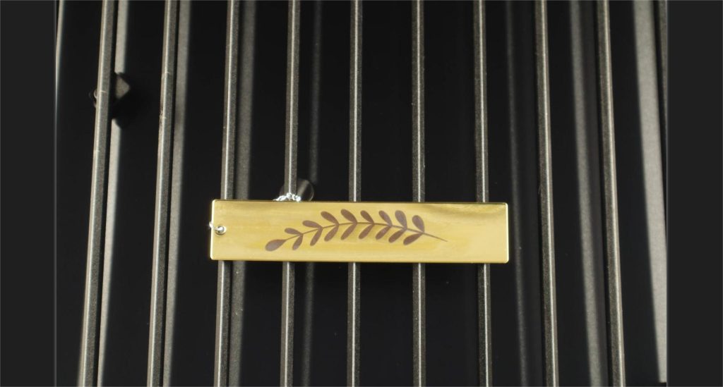 xTool P2 engrave coated metal