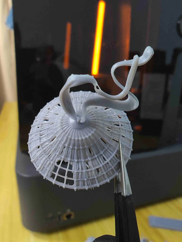 Fine details printed by PAP10 resin