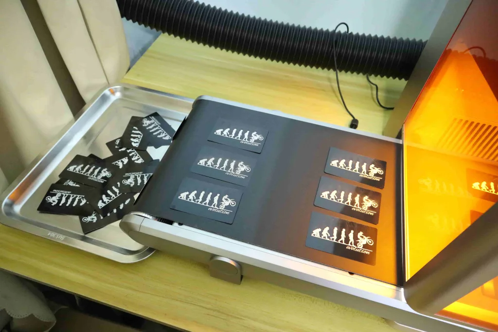Automatic batch production used xTool F2 Ultra UV and a conveyor.
