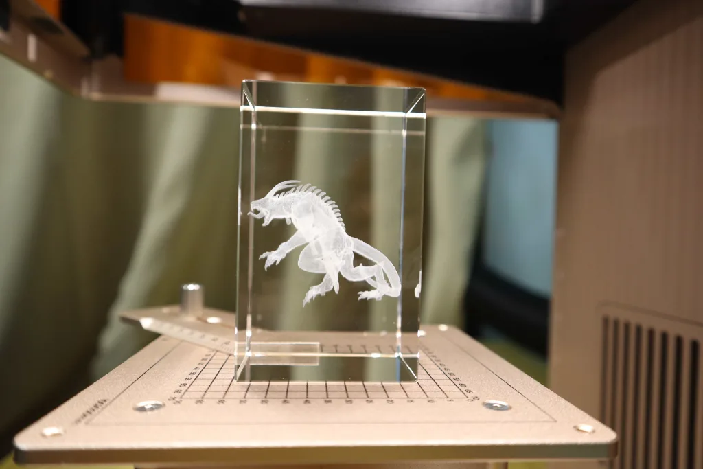 Miniature 3D model crystal engraving