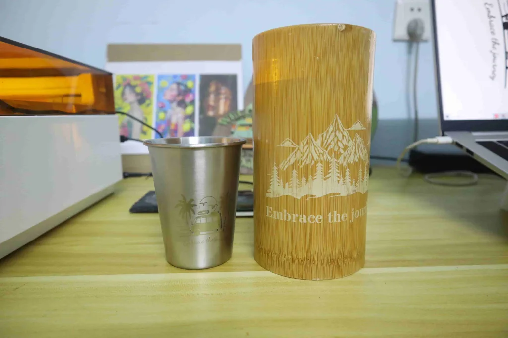 Customized cups with rotary module