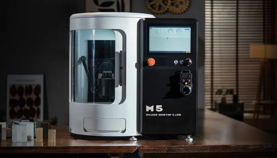 IFMAKER M5 Announced on Kickstarter: A True 5-Axis Desktop CNC With Built-In CAM, From $5,299