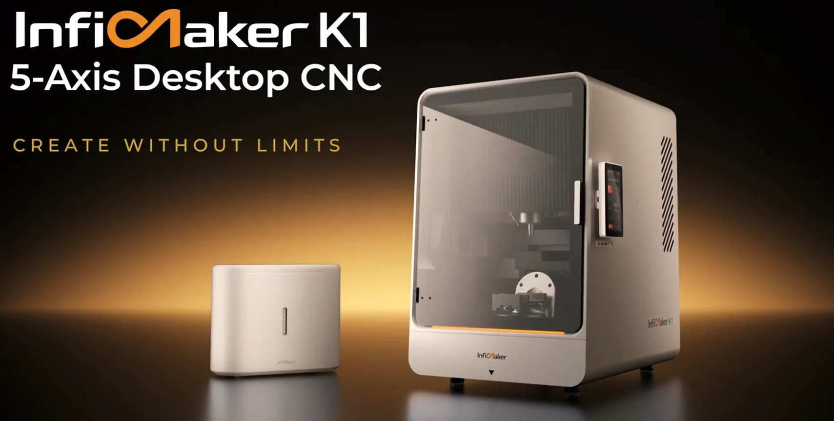 InfiMaker K1 Kickstarter: Desktop 5-Axis CNC with AI CAM, $5,199 Super Early Bird