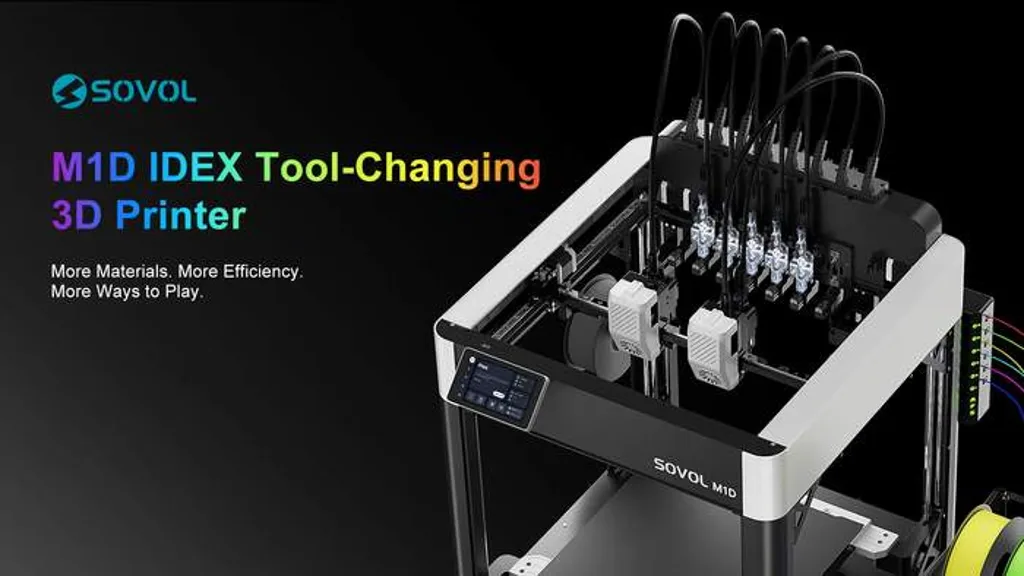 Sovol M1D Launched on Kickstarter: IDEX Meets Tool-Changing for 7-Color Printing